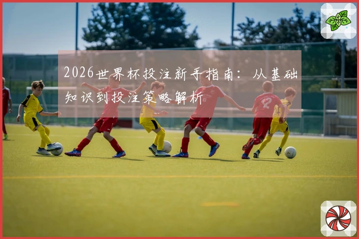 2026世界杯投注新手指南：从基础知识到投注策略解析